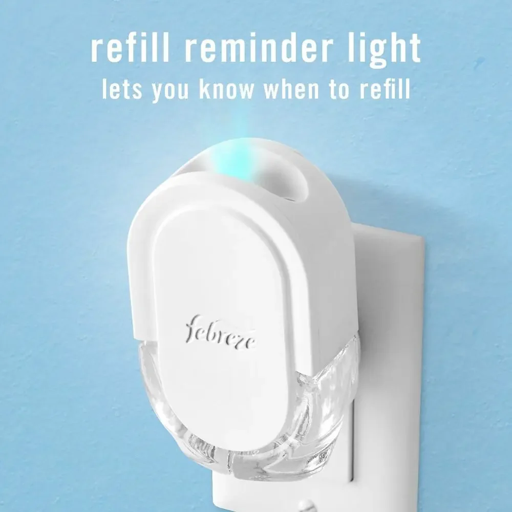 FEBREZE Replacement Plug Alternating 2025 Air Freshner Oil Warmer (No Scent)